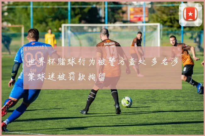 世界杯赌球行为被警方查处 多名涉案球迷被罚款拘留